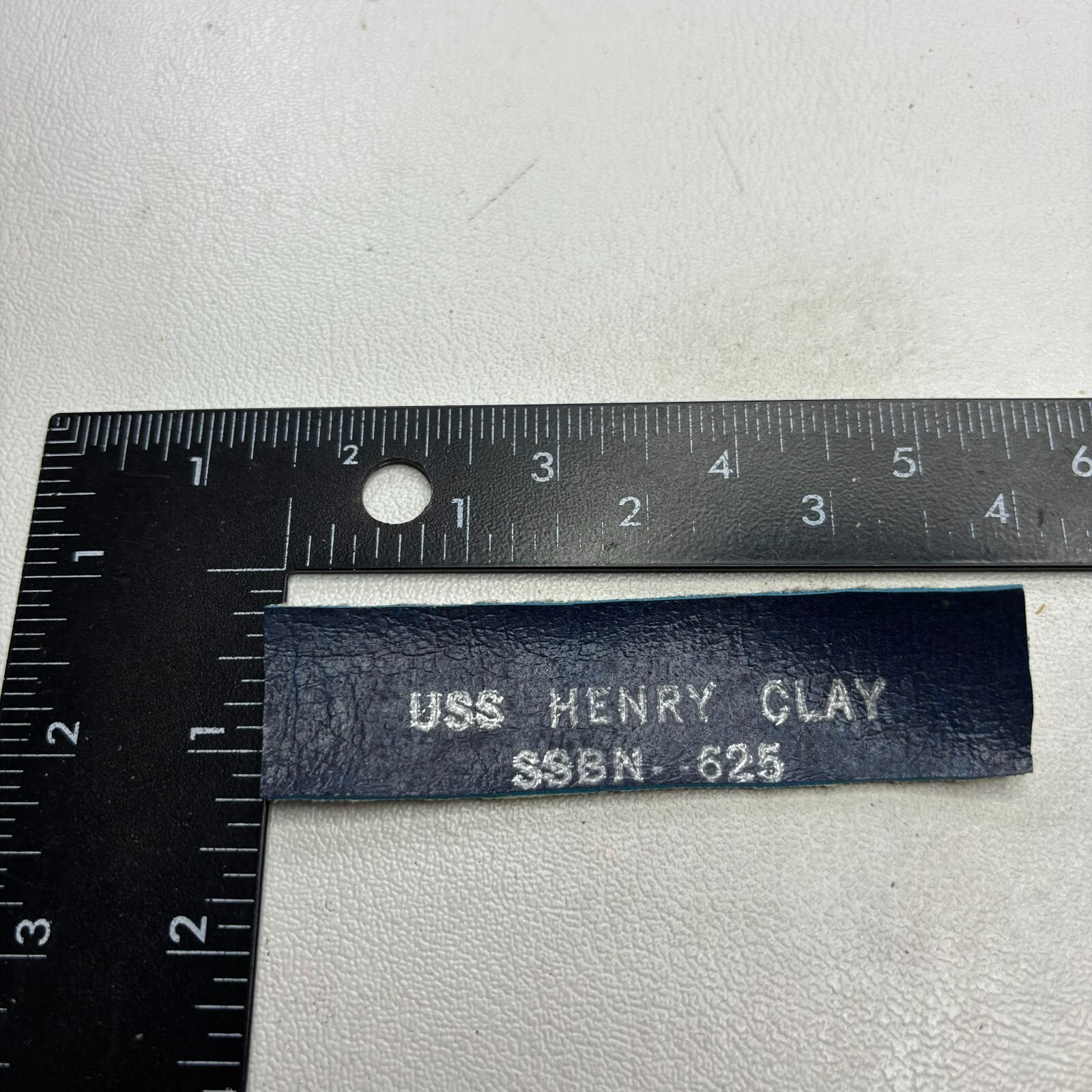 Military USS HENRY CLAY SSBN 625 Navy (Strip of Material KINDA-Like A Patch)53TY