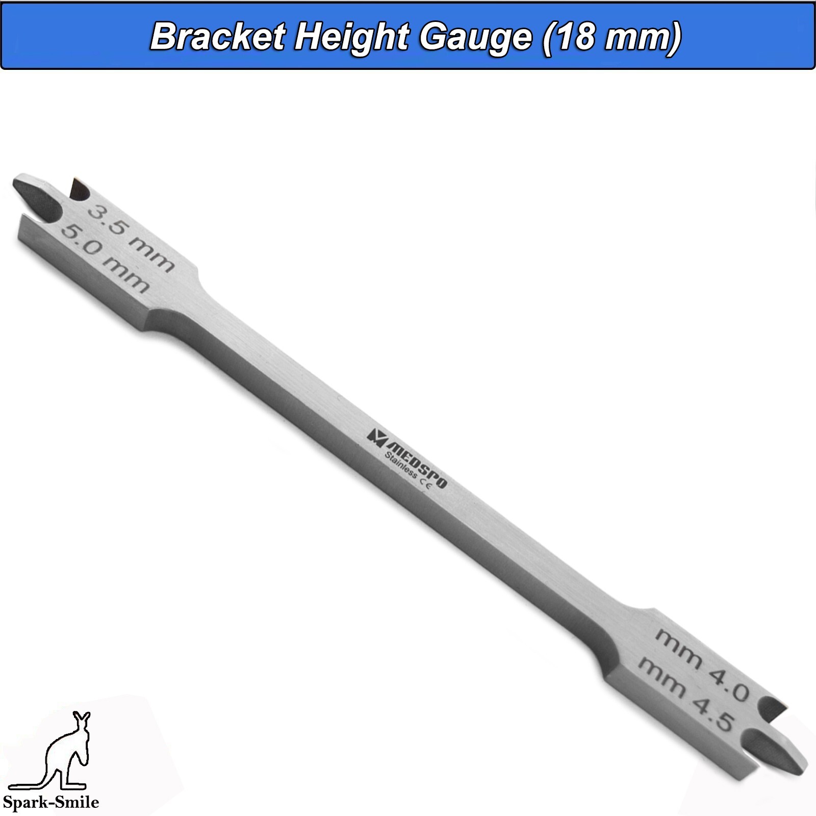 Bracket Height Gauge Ligature Director T Tucker Orthodontic Needle Holder Kit