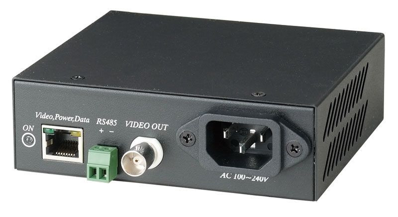 Analog CCTV Video, Data and DC Power Extender over CAT5 TTA111VPDK