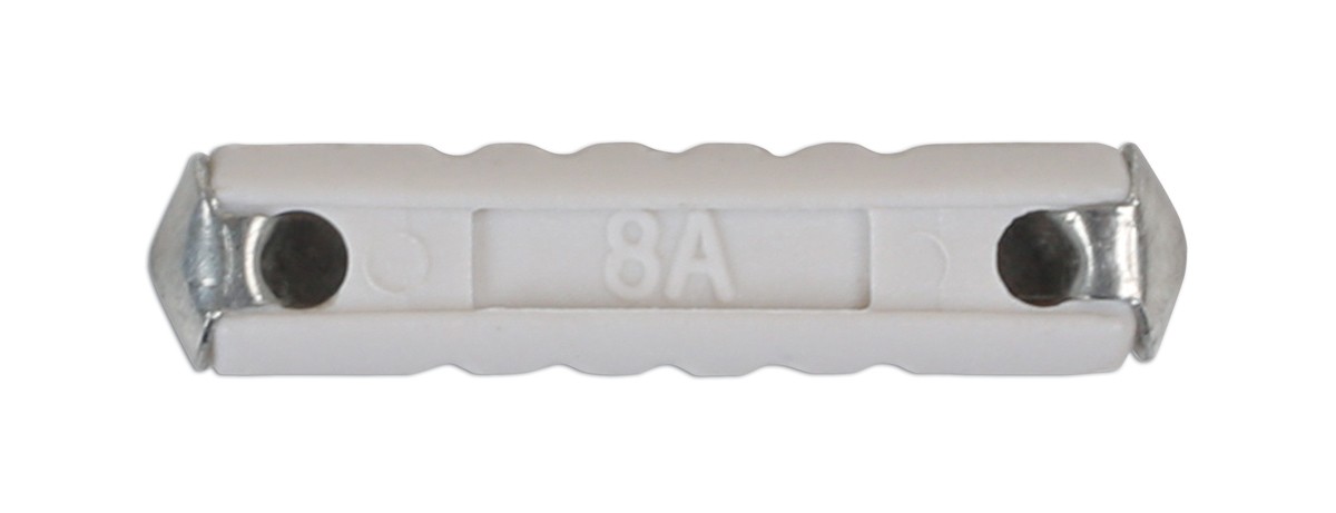 Connect Continental Auto Fuses 8A, White 100pc 30507