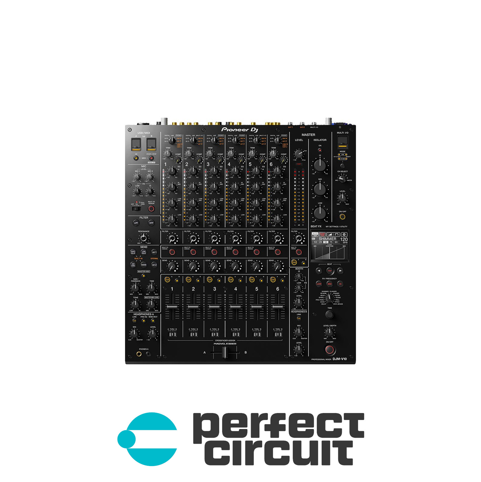 Pioneer DJM-V10 6-Channel Professional DJ MIXER - NEW - PERFECT CIRCUIT