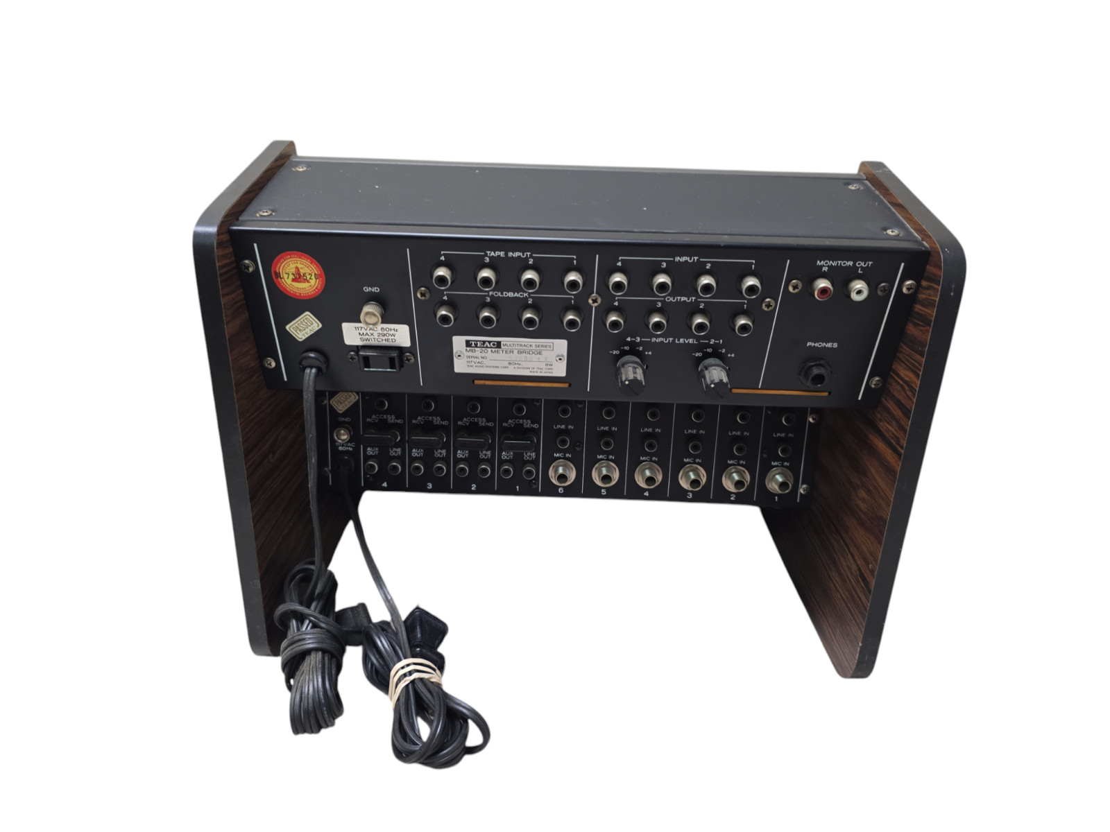 Teac Model 2A Multitrack Mixing Console w/ MB-20 Meter Bridge | Tested