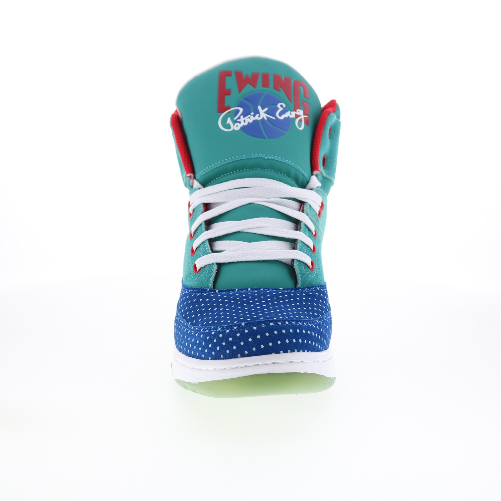 Ewing Athletics 33 HI All-Star Mens Blue Suede Lifestyle Sneakers Shoes