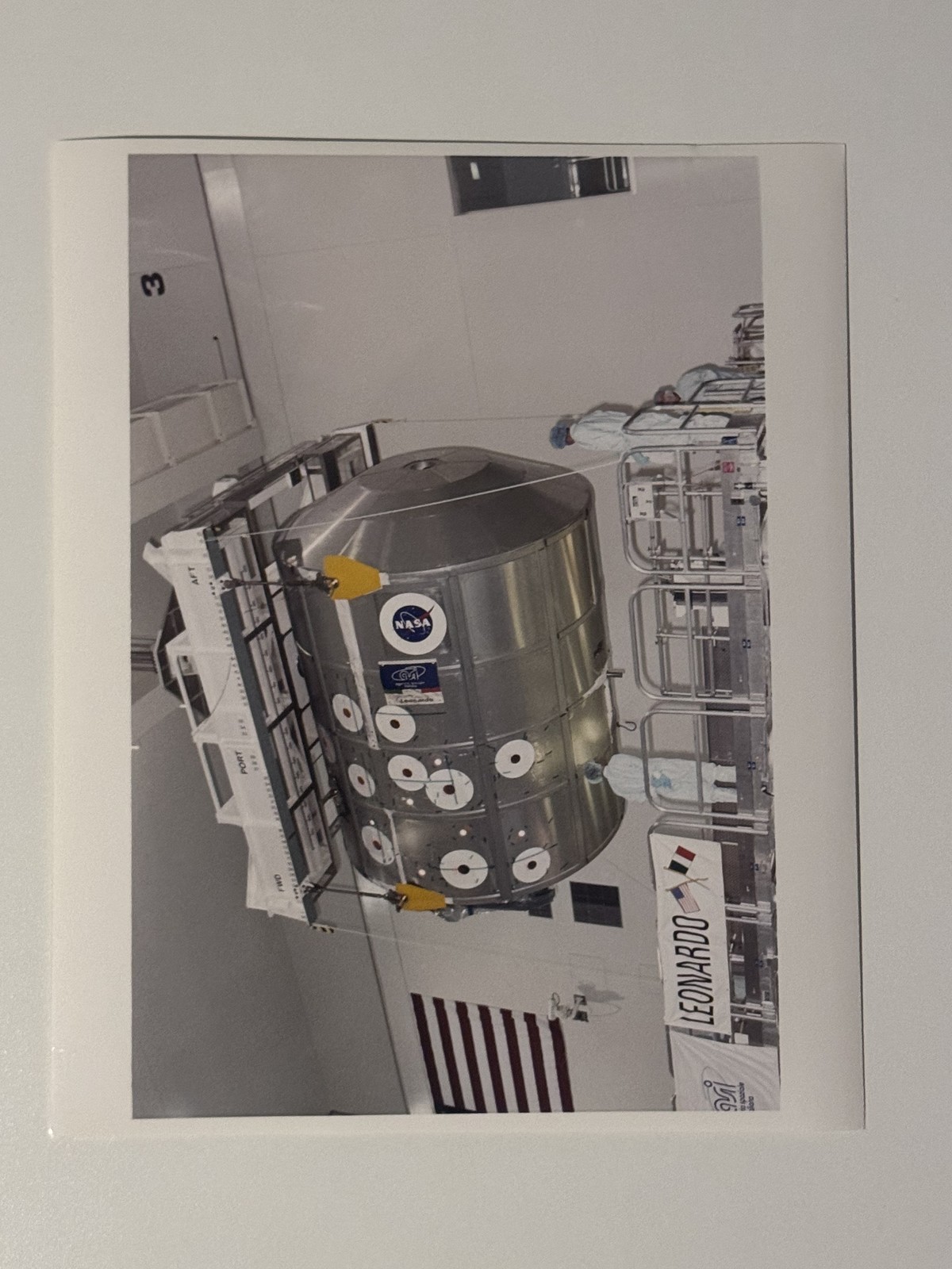 NASA STS-105 MPLM Module Ready For Launch Press Photo