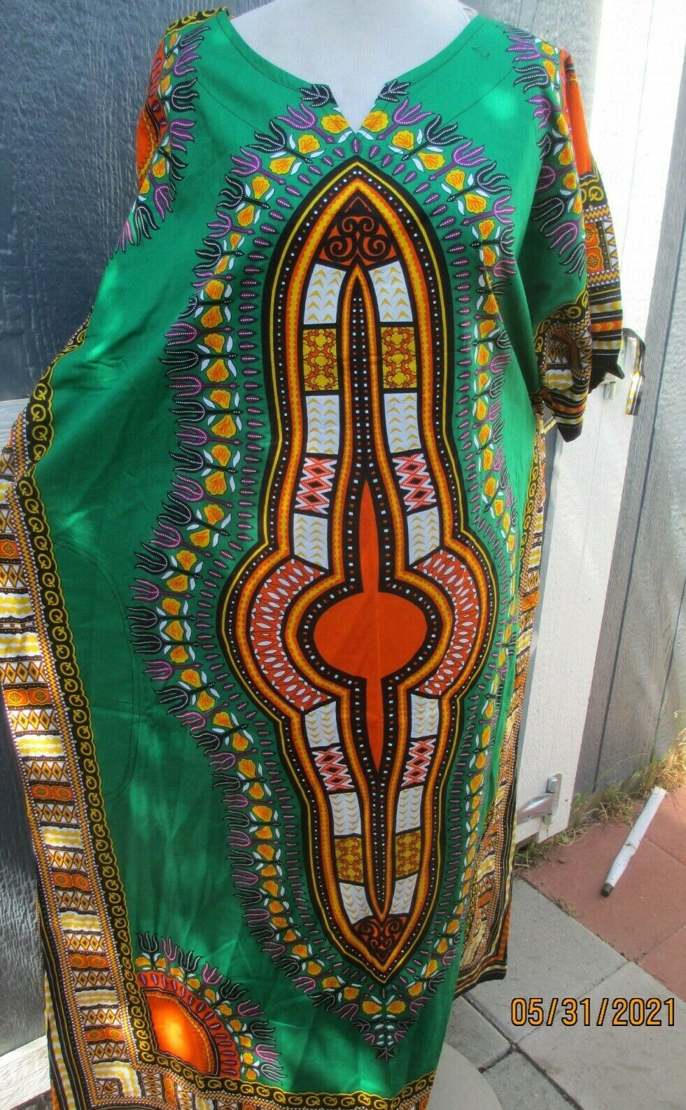 New  Dashiki African Women Traditional Dress long cafan2 XL Size 58