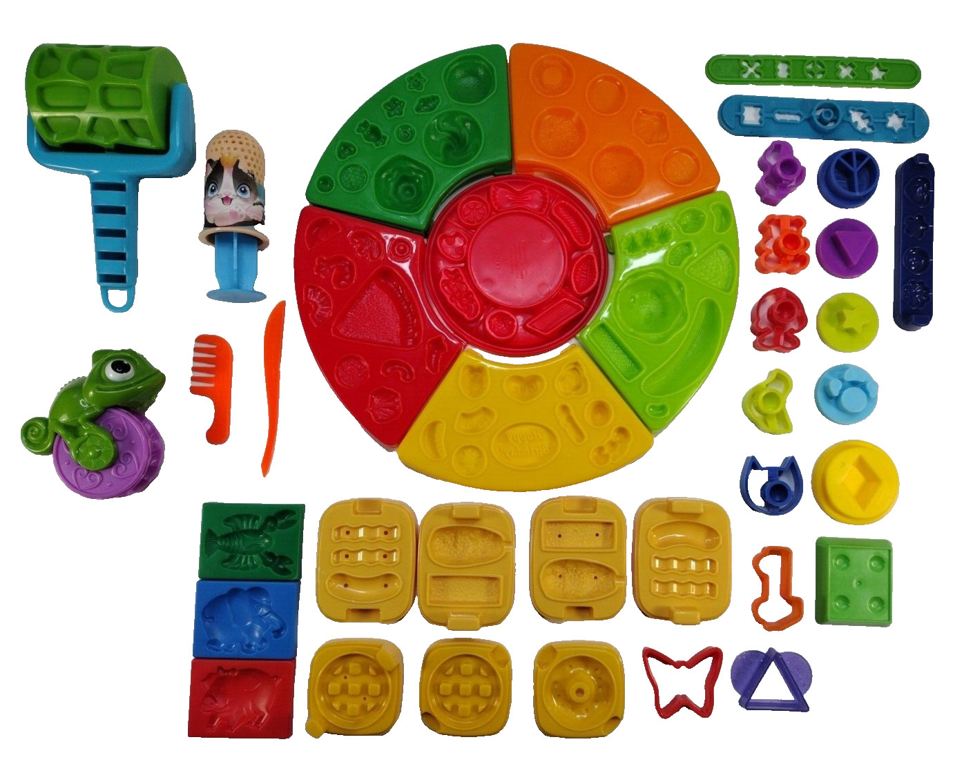 Play Doh Molds Utensils and Rolling Tools Lot of 38 pcs.
