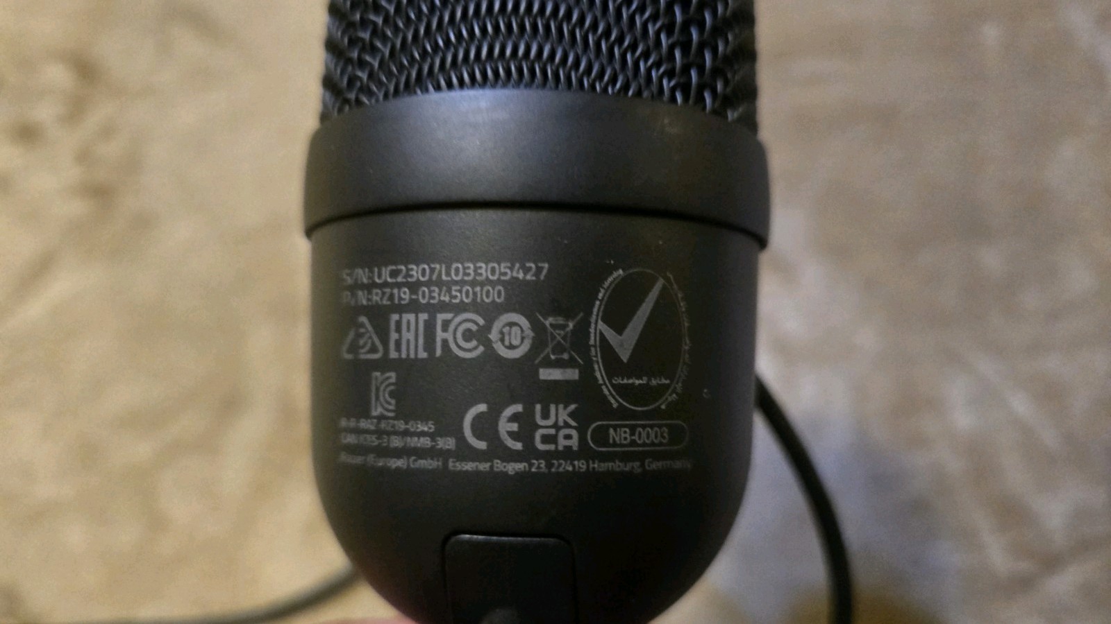 Razer Seiren Mini Ultra Compact Condenser Streaming Microphone