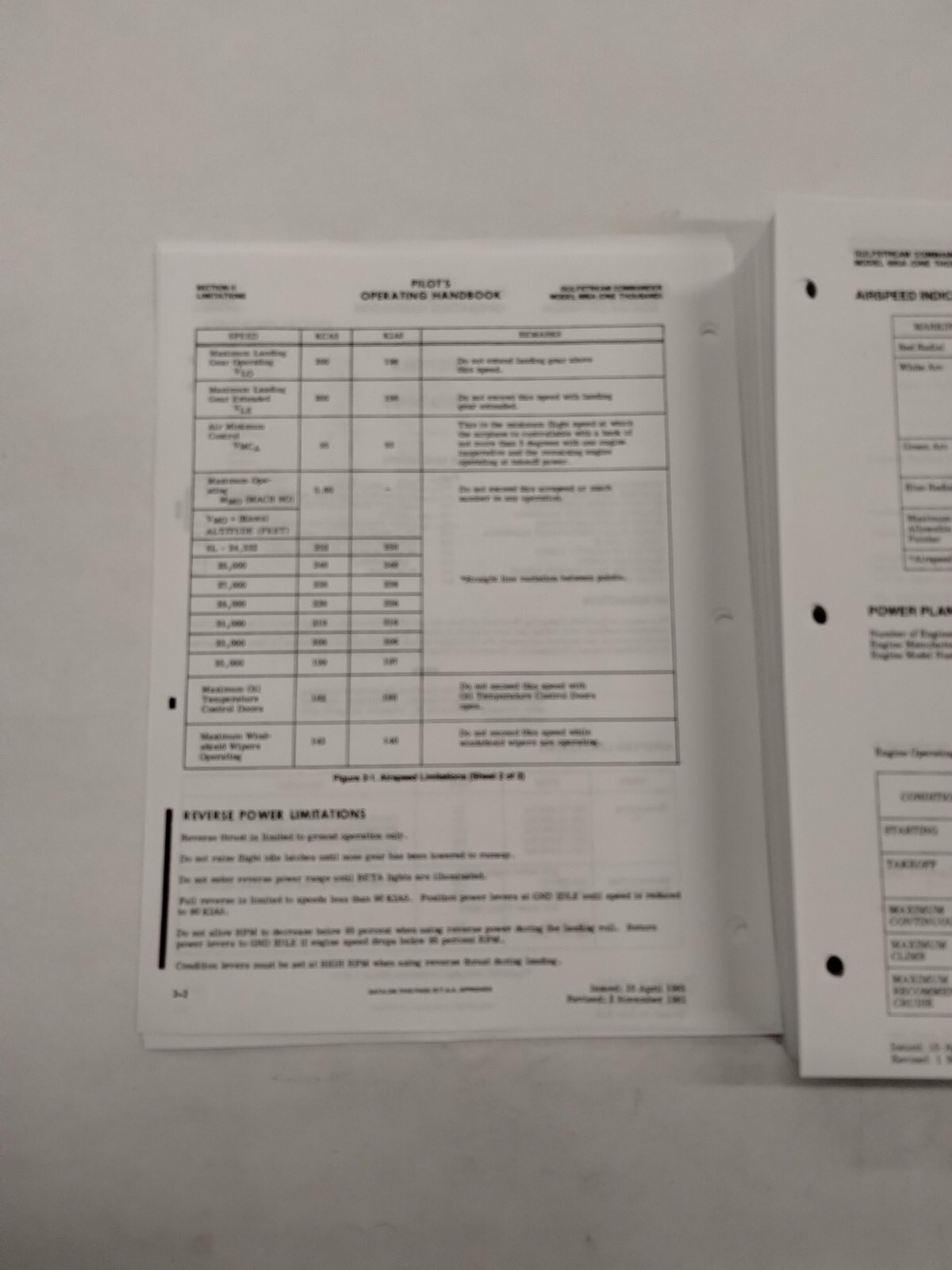 Aero Commander Jetprop Model 695A (1000) Pilots Operating Handbook & Supplements