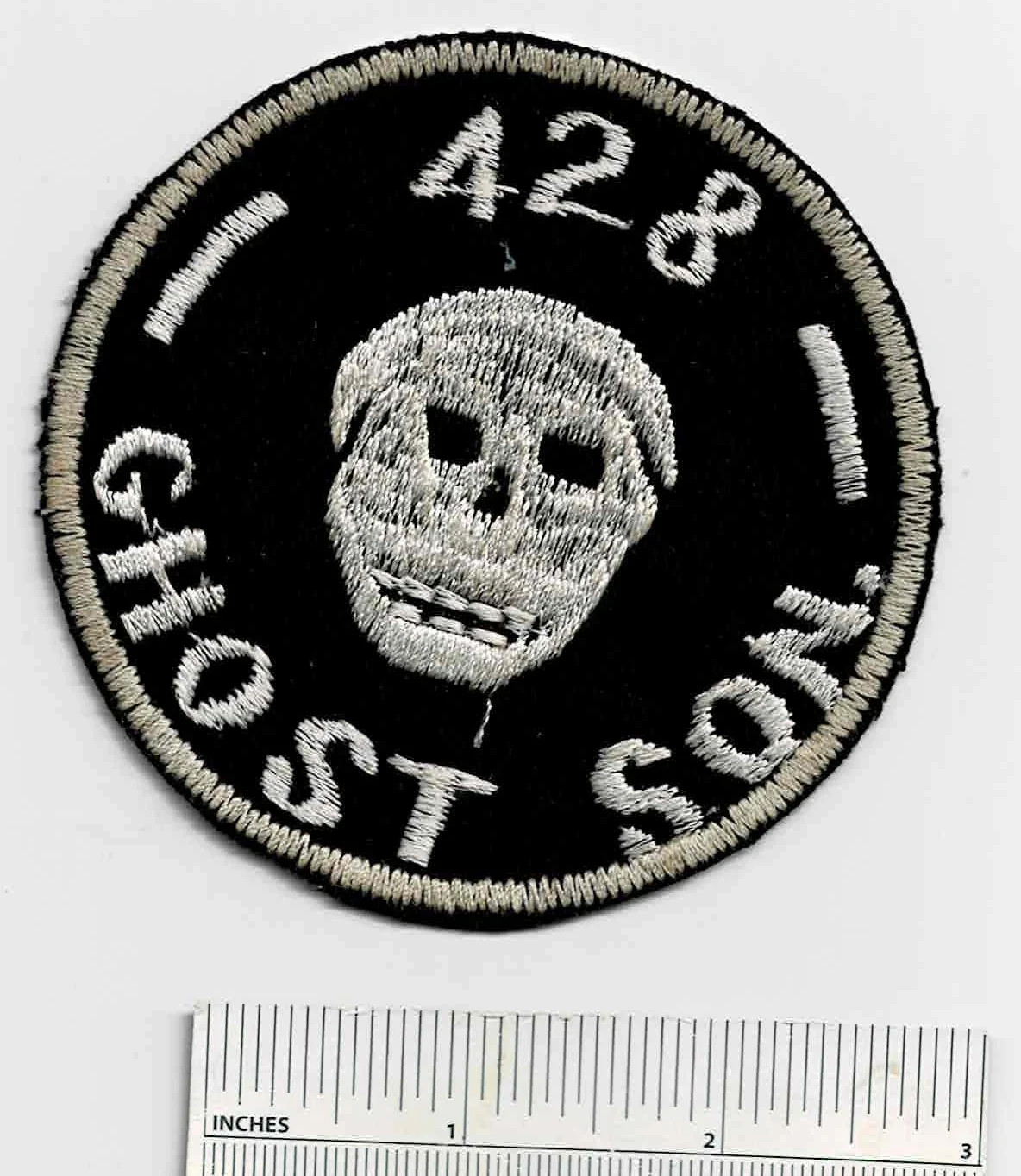 Large WW2 428th GHOST SQUADRON Deaths Head RCAF Royal Canadian Air Force Patch