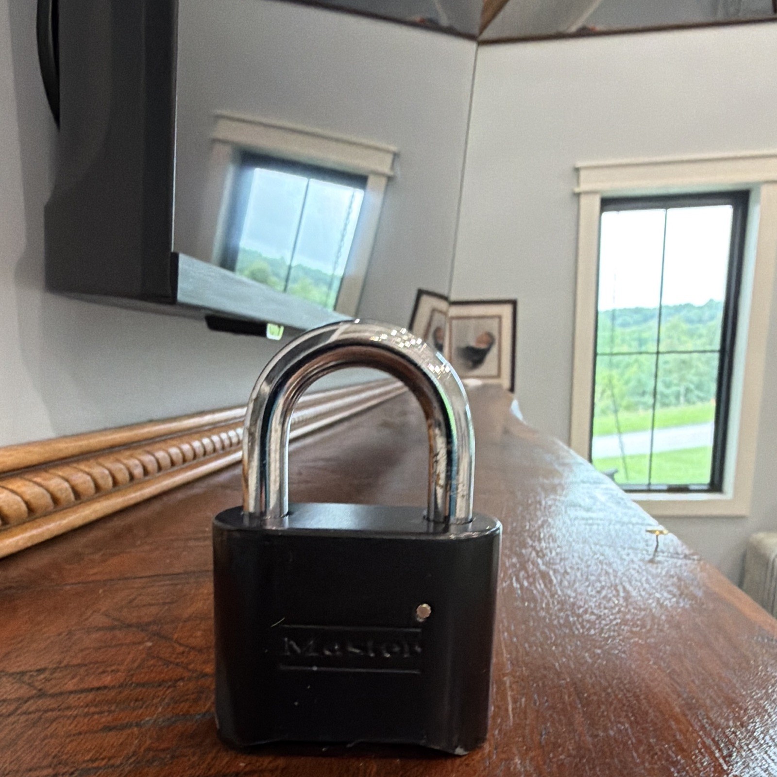 Master 178 Resettable Combination Padlock, Steel Body, coded 9396
