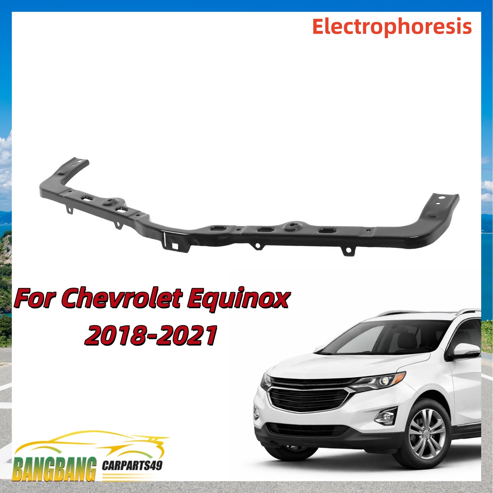 New Front Bumper Retainer Upper Bracket Support For Chevrolet Equinox 2018-2021