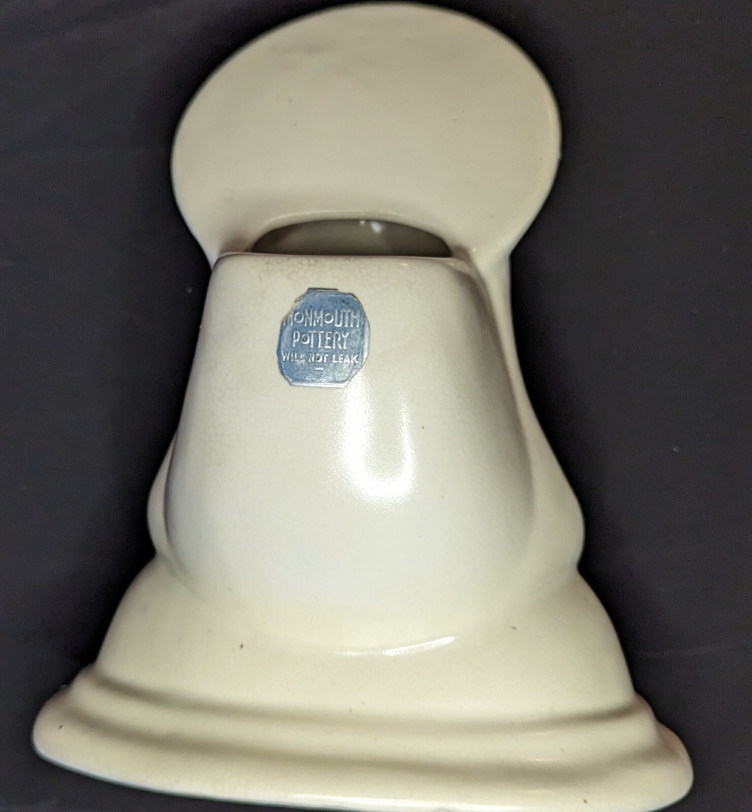 Vintage Monmouth Pottery Madonna Mother Mary White Planter #359