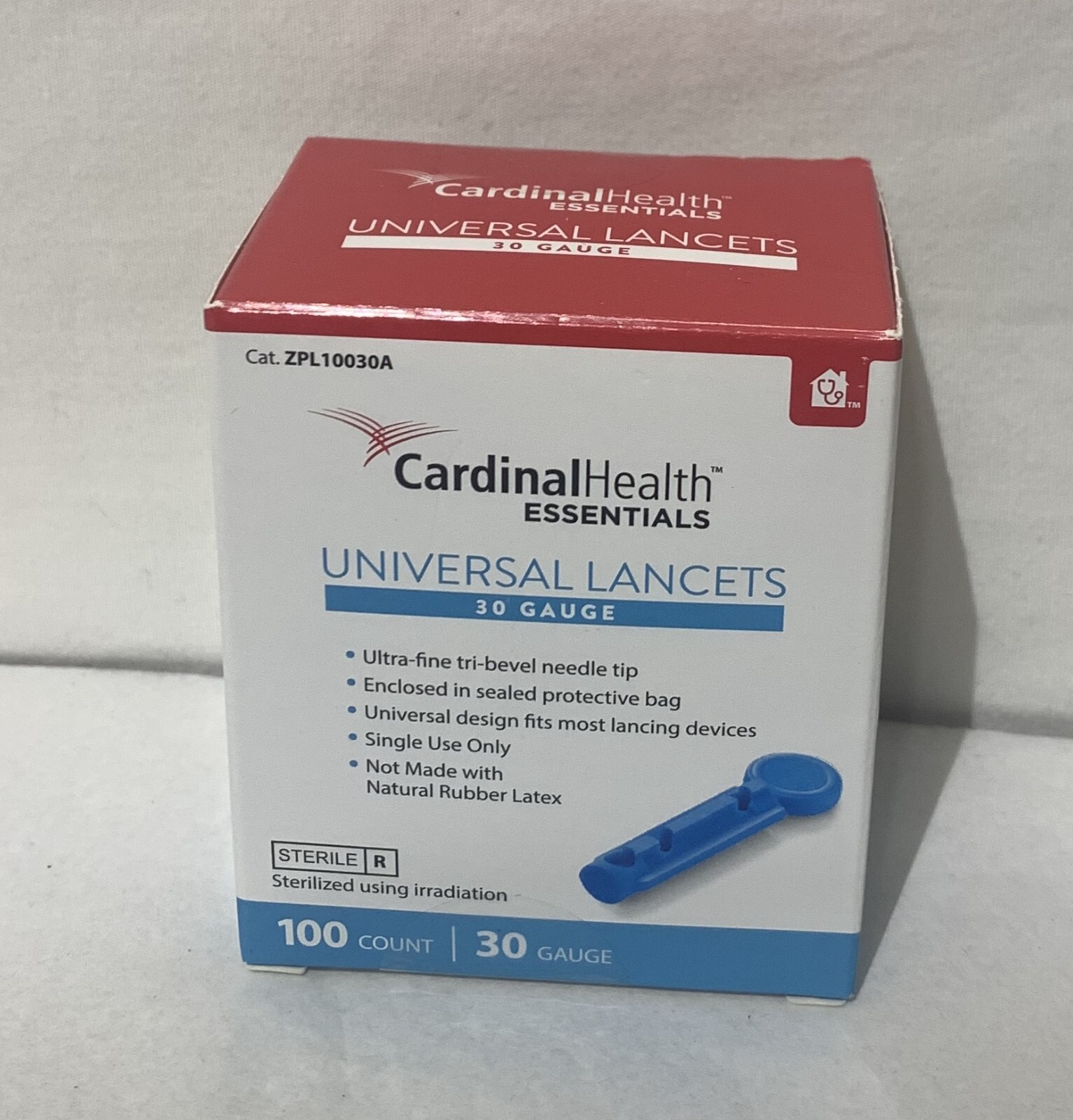 Cardinal Health Essentials Universal Lancets 30 Gauge 100 Count