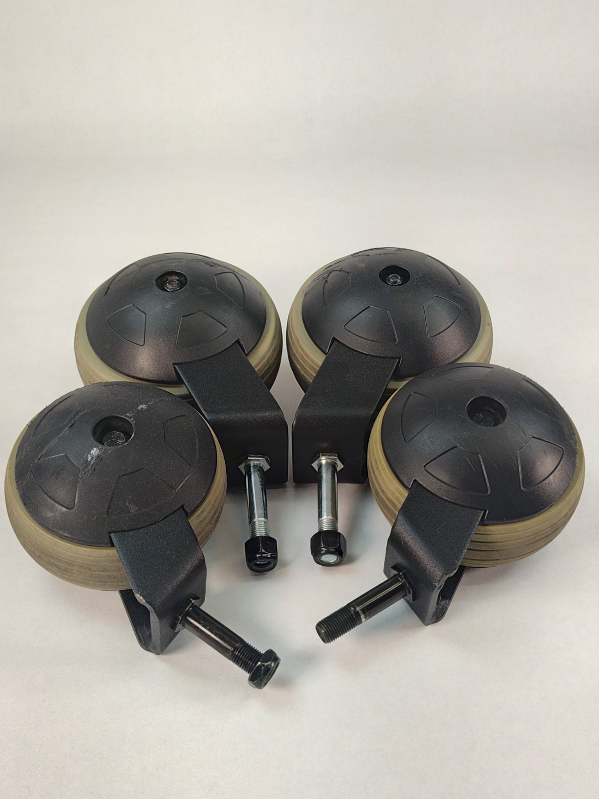 Quantum Jazzy 600 XL Front Rear Combo Caster Wheels 6" & 5" Tires Wheelchair