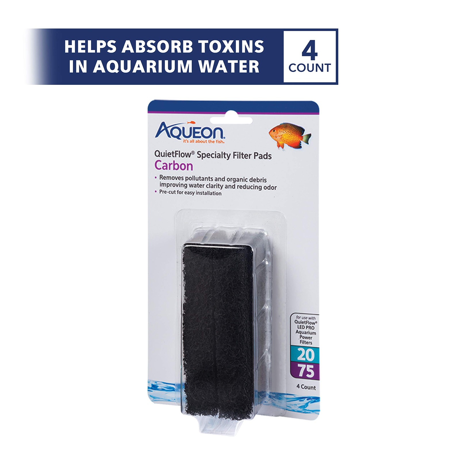 Replacement Specialty Filter Pads Carbon 20/75