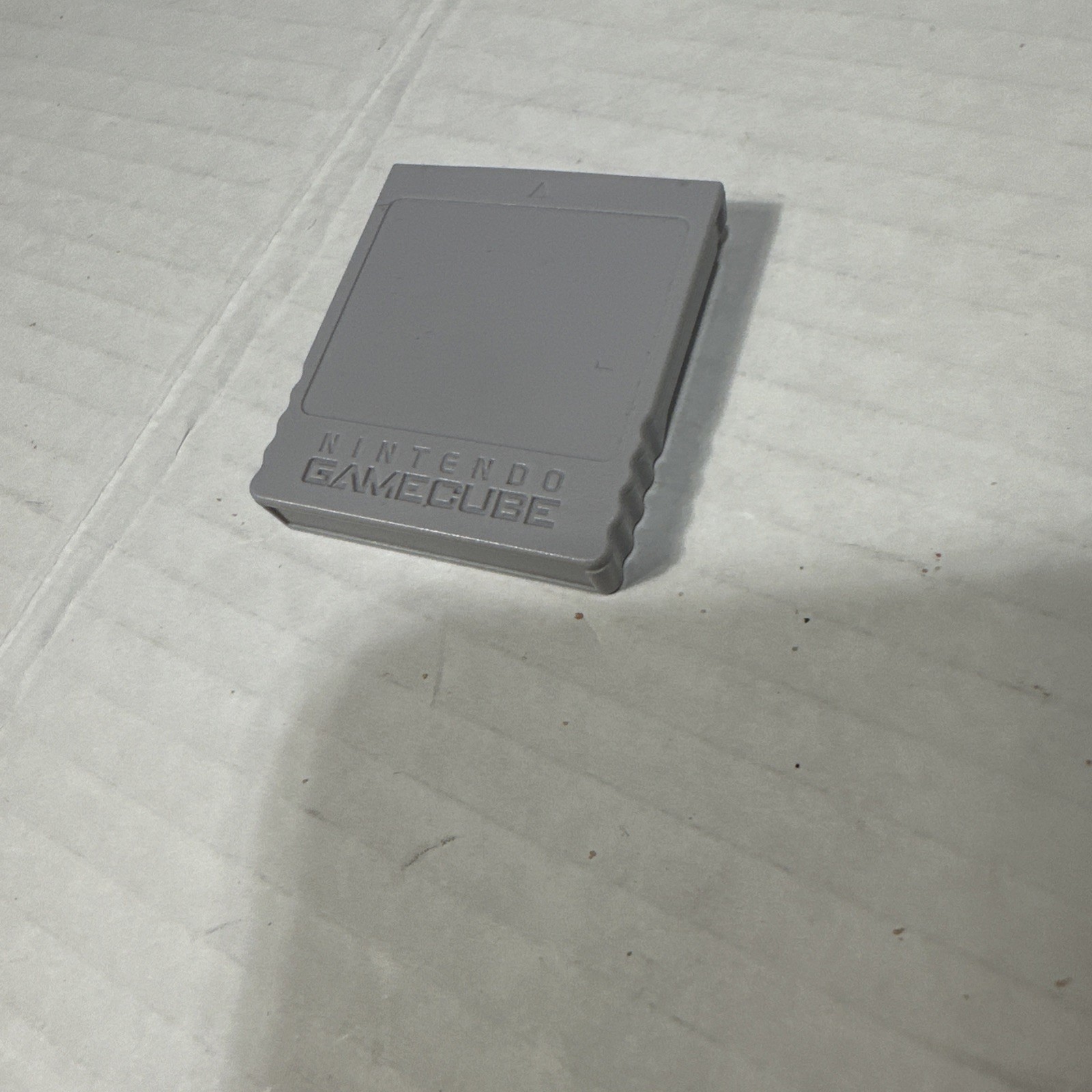 Official Nintendo GameCube Memory Card 59 Blocks DOL-008 OEM Gray - Tested