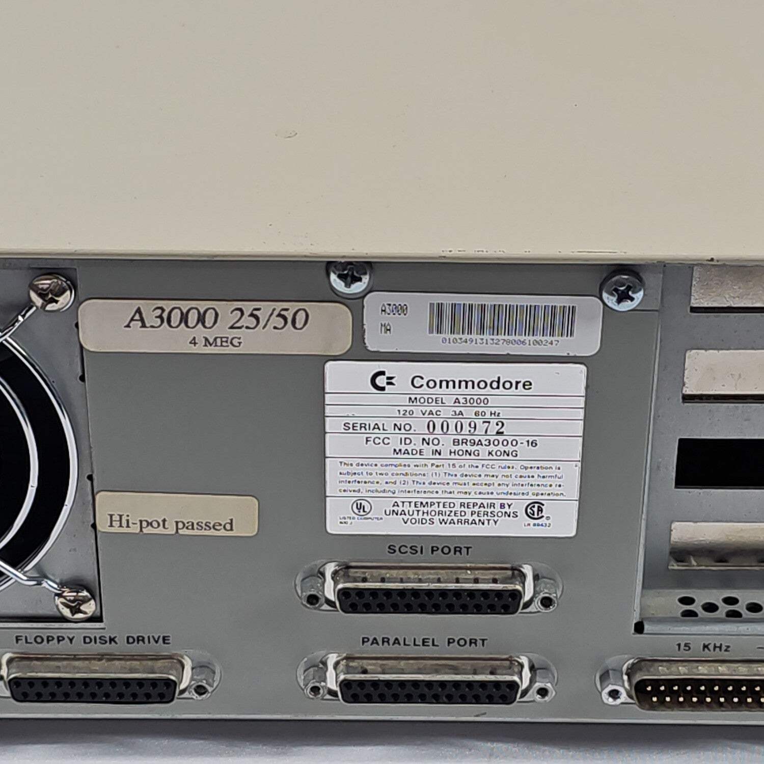 Commodore Amiga 3000 Vintage Personal Computer A3000