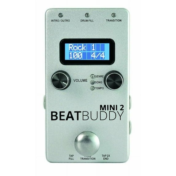 Singular Sound BeatBuddy MINI 2 Drum Machine Pedal Rhythm Beat Pedal for Guitar