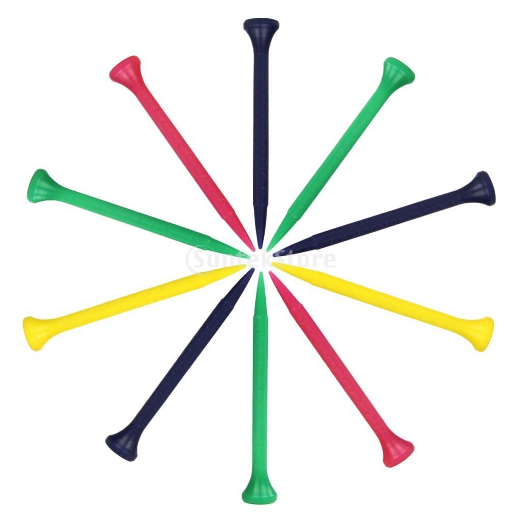 10 Pcs Professional golf professional tees Plastic Tee