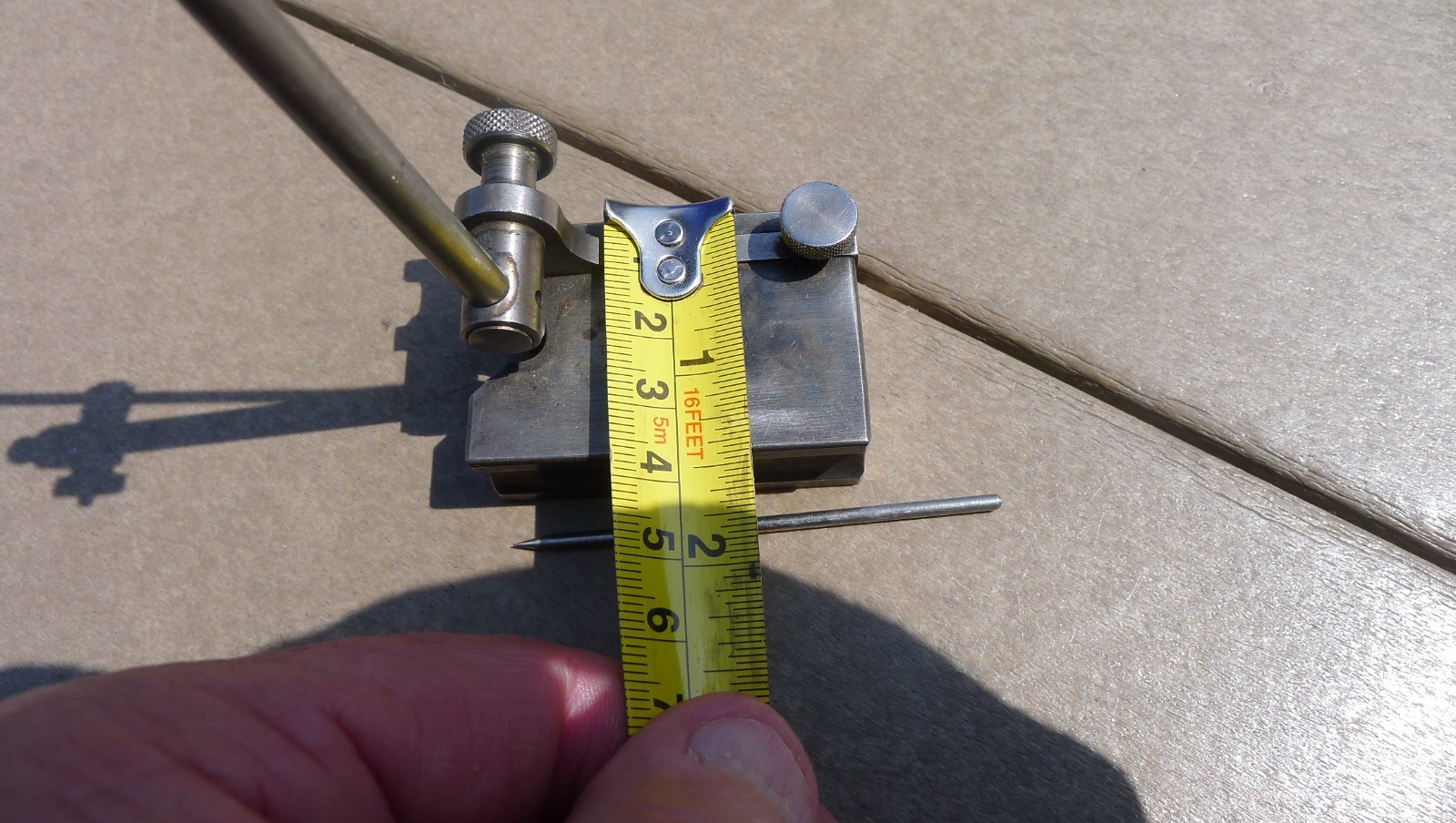 SMALL VTG STARRETT CO, INDICATOR STAND