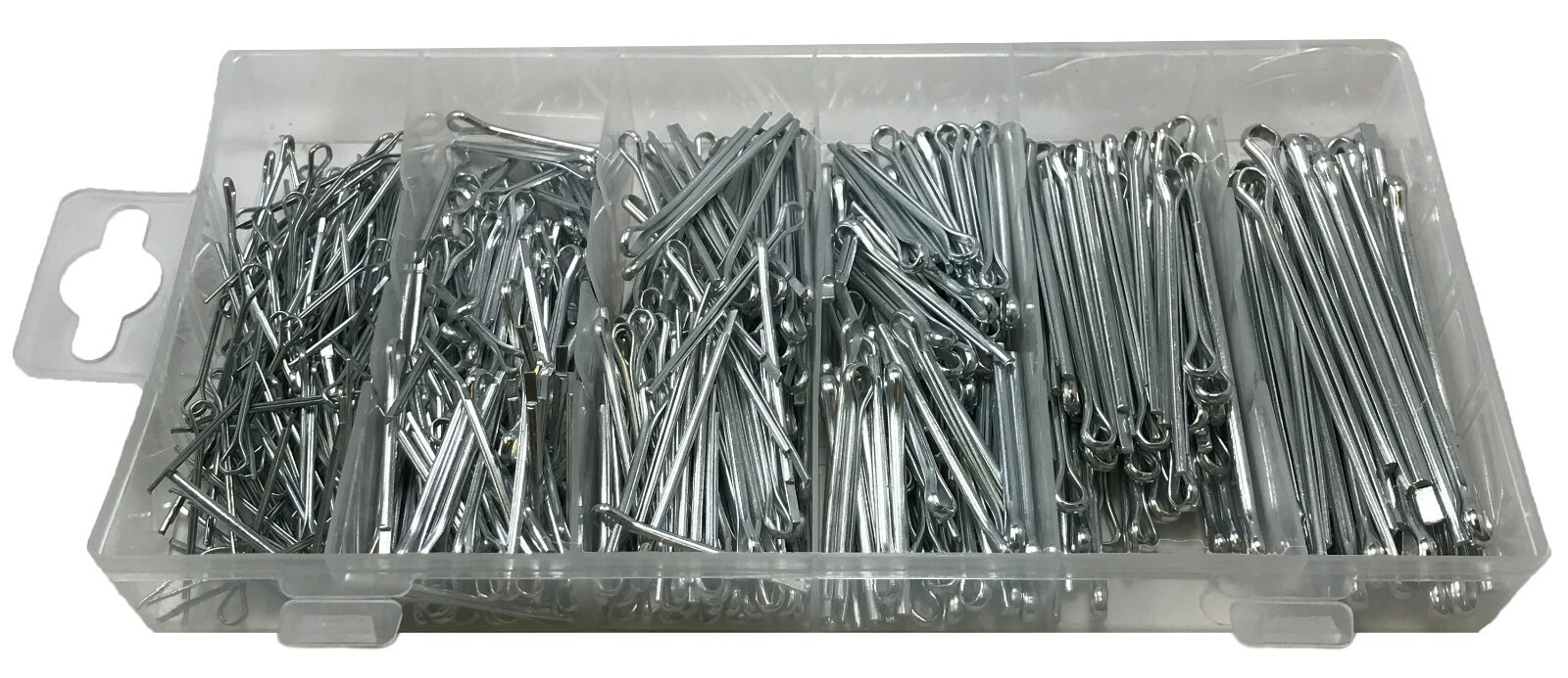 (555) Cotter Pin Clip Key Fitting Assortment Tool Kit Set Case Container Box