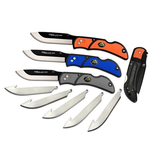 NEW Outdoor Edge Razor-Lite 3.5" EDC Orange Replaceable Blade Folding Knife