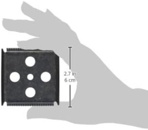Replacement Four-Edge Scraper Blade, 2.5", grey