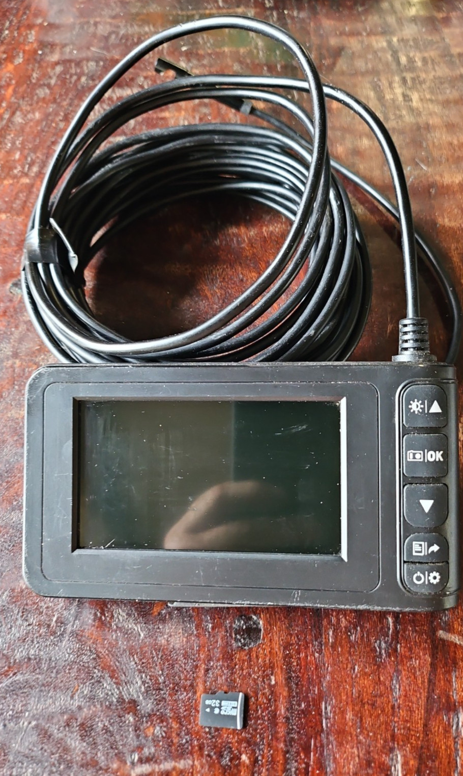 Endoscope Borescope Inspection Camera Skybasic SK129CA LCD 16.5' Cable 32gb card