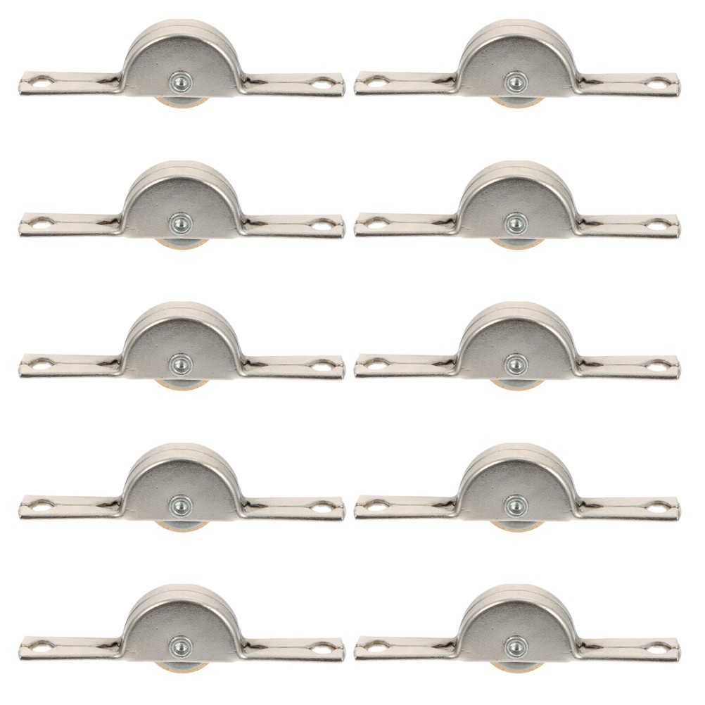 10pcs Sliding Door Cabinet Rollers Set: Heavy-Duty Wardrobe Door Roller