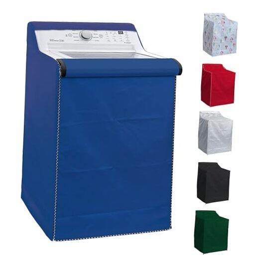 Washing Machine Cover For Top-load - Premium Outdoor Standard Cover L - Blue