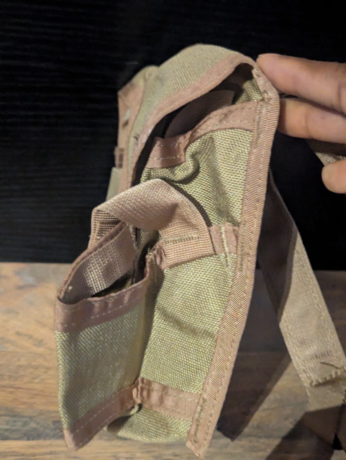 Paraclete Pre-MSA AIXSSTS Khaki MOLLE GP Utility Pouch — SOF CAG DEVGRU LBE
