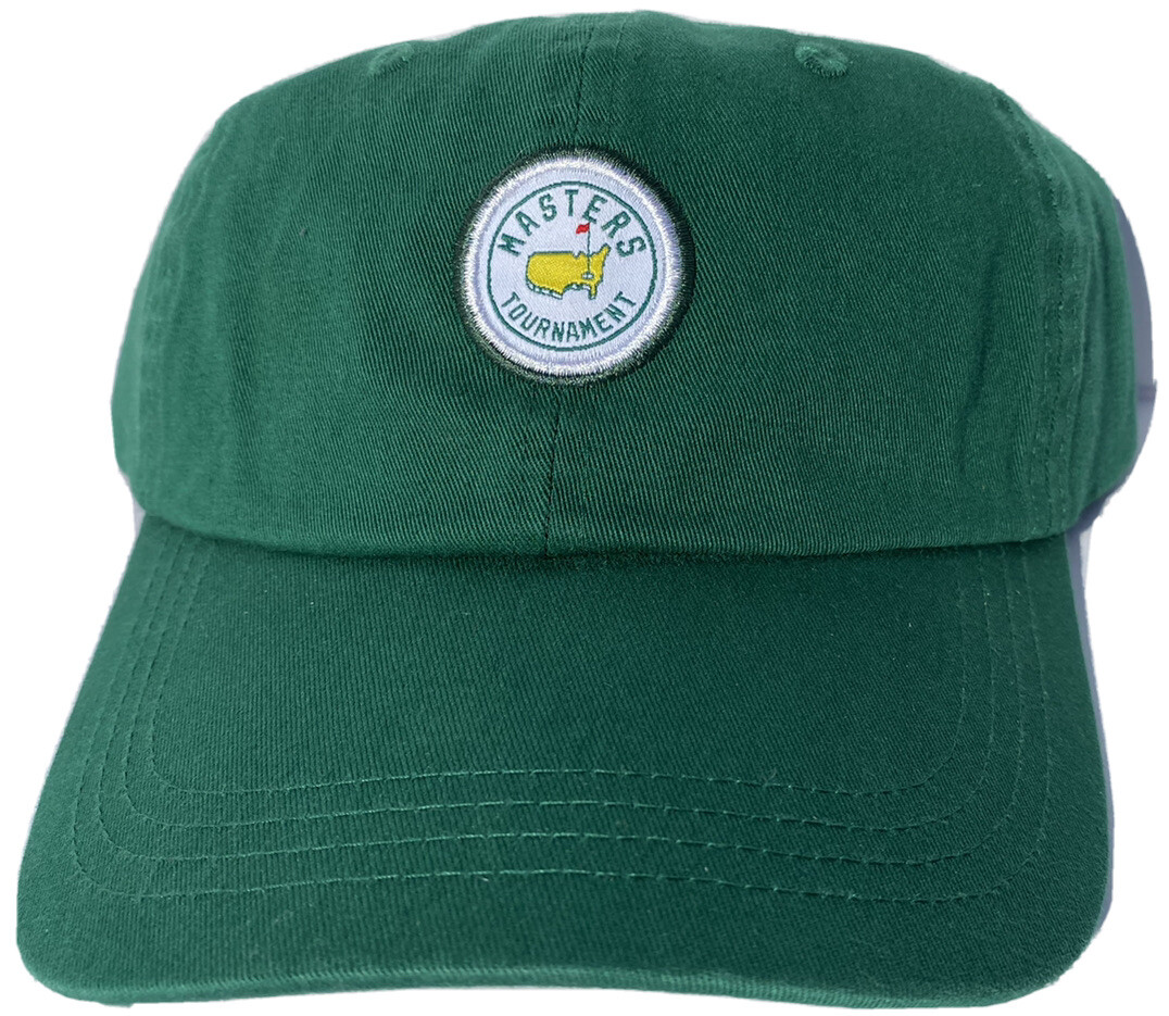 2022 MASTERS GREEN CIRCLE PATCH COTTON HAT AUGUSTA NATIONAL GOLF NEW