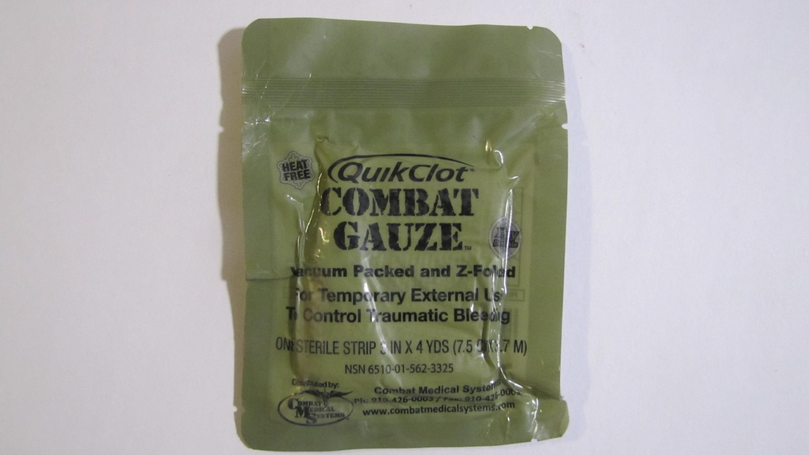 quikclot combat gauze
