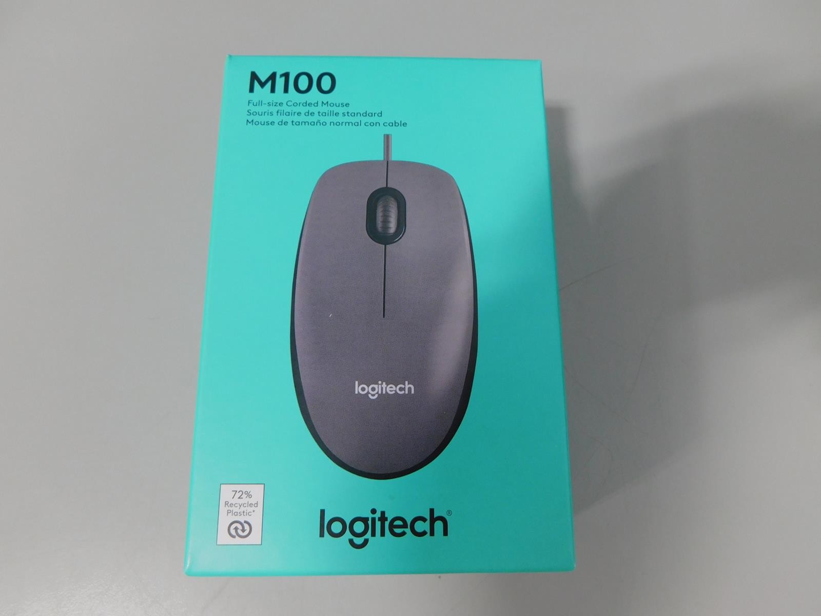 Logitech M100 Mouse - Corded USB Mouse
