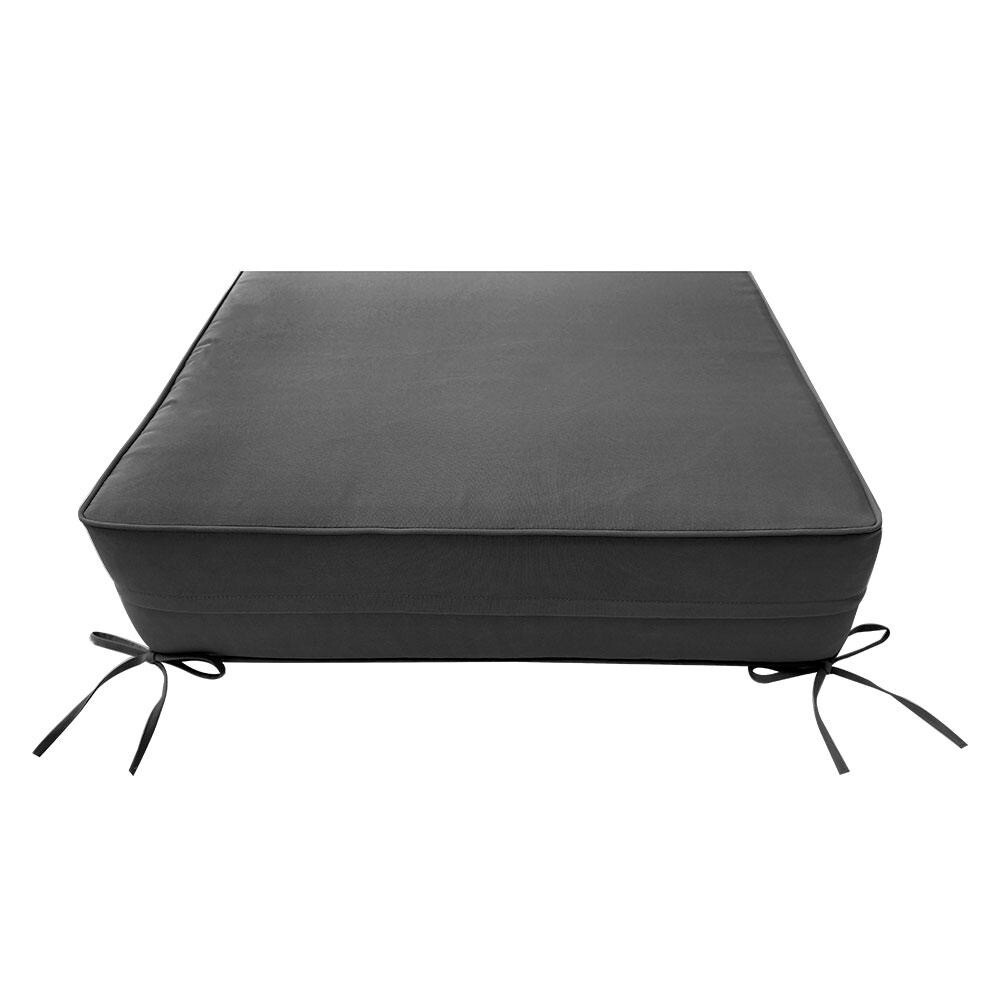 |SLIPCOVER ONLY| Outdoor Same Piped Deep Seat Backrest Pillow Cover Large AD003