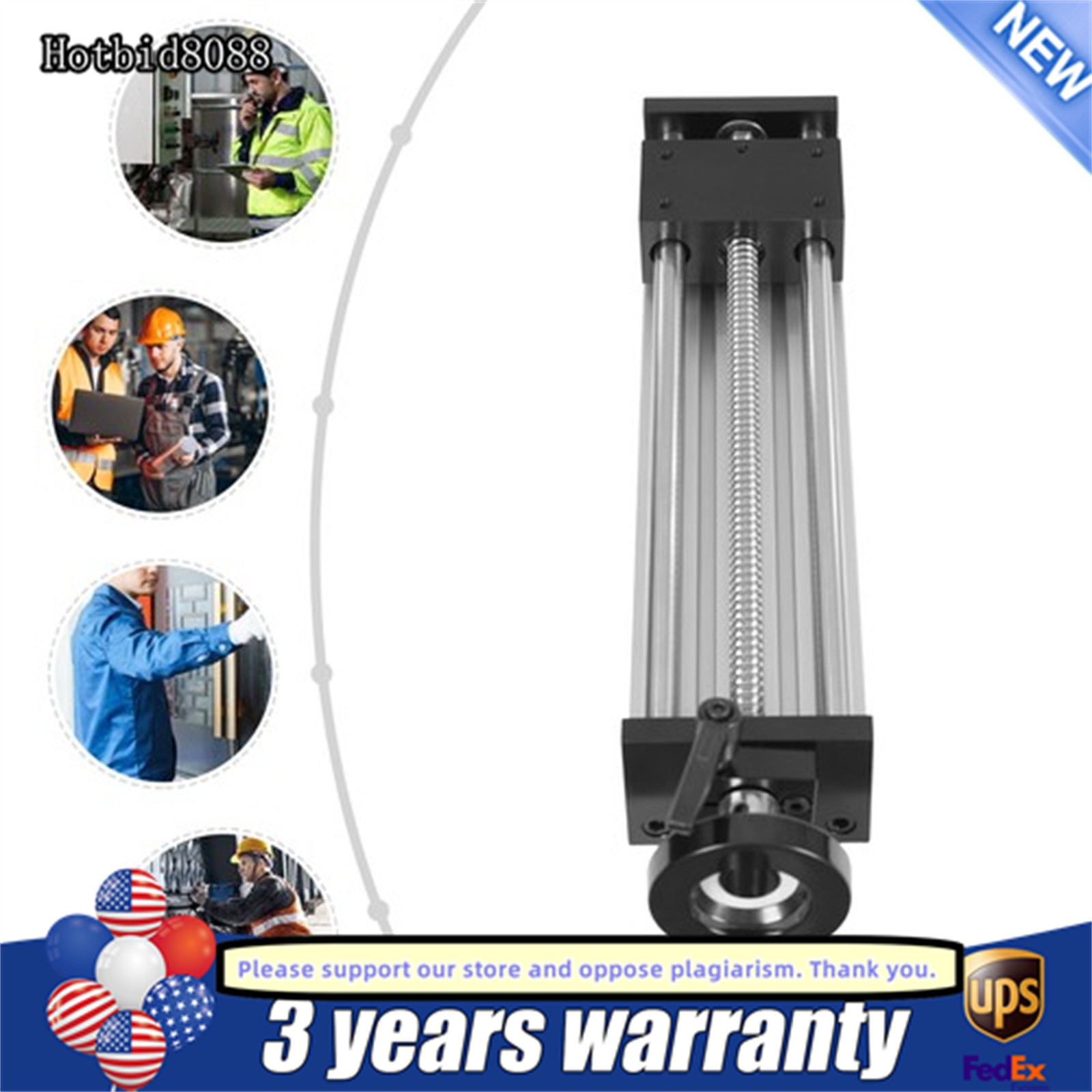 250mm Optical Axis Sliding Table Rail Manual Sliding Table Linear Rail Guide