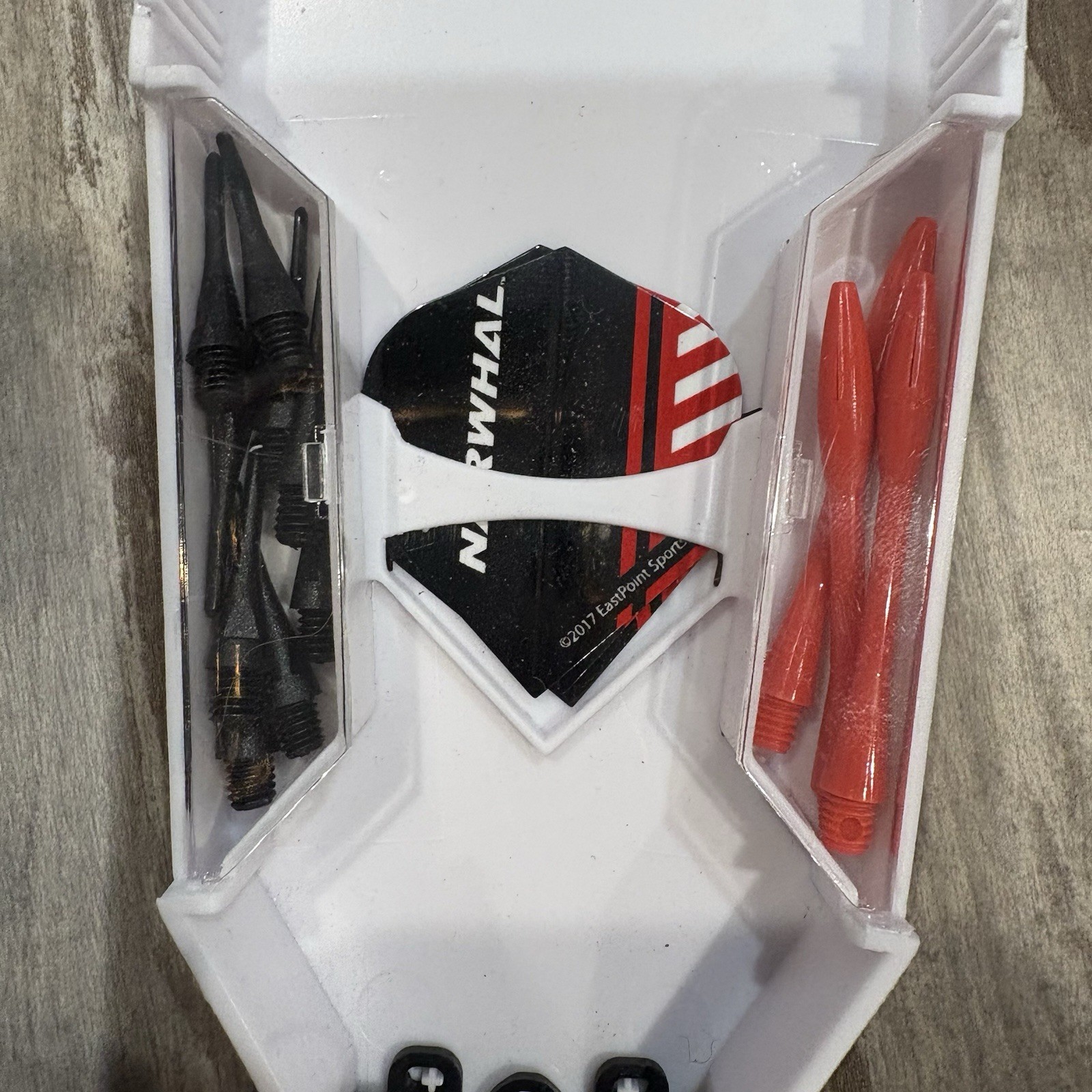 Narwhal Tournament Soft Tip Darts with Nickel Barrell Replacement Flights …