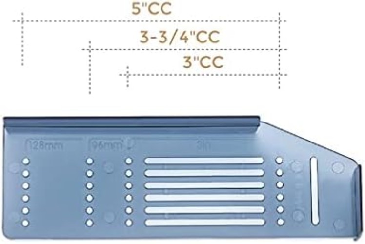 Versatile Drawer & Door Template Kit for Knobs and Pulls - Easy DIY Installation