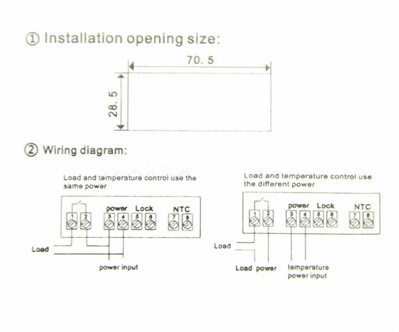 New AC 220~240V Digital Temperature Controller Thermostat Celsius