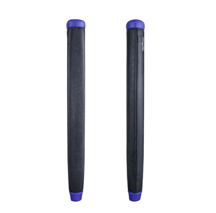 The Grip Master Kidd Sewn Paddle Putter Grip Black with Blue Cap Brand New