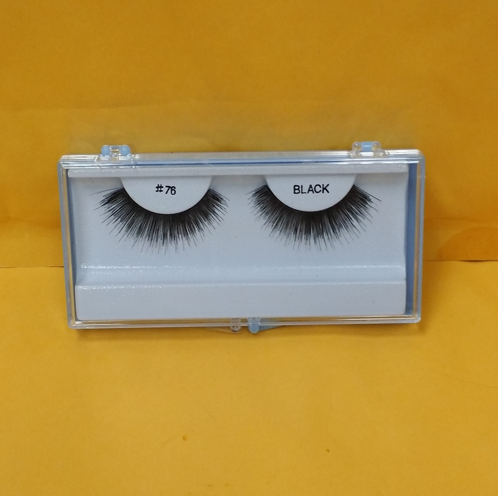 6 boxes FALSE EYELASHES STRIP EYELASH # 76 BLACK - NEW - FREE SHIP