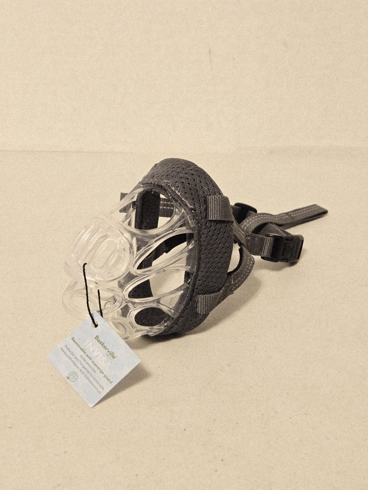 Baskerville Invisa Muzzle, Size 2, Patented Humane Design, Breathable - NO BOX