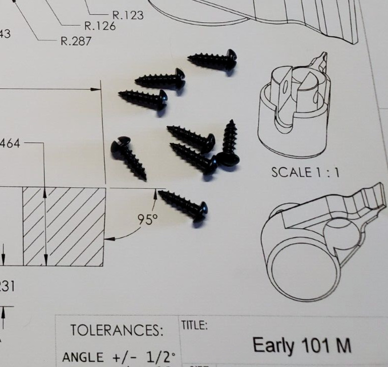 1 Pr Benjamin 700,710,720,310, 312, 317, 340, 342, 347  Trigger Guard screws