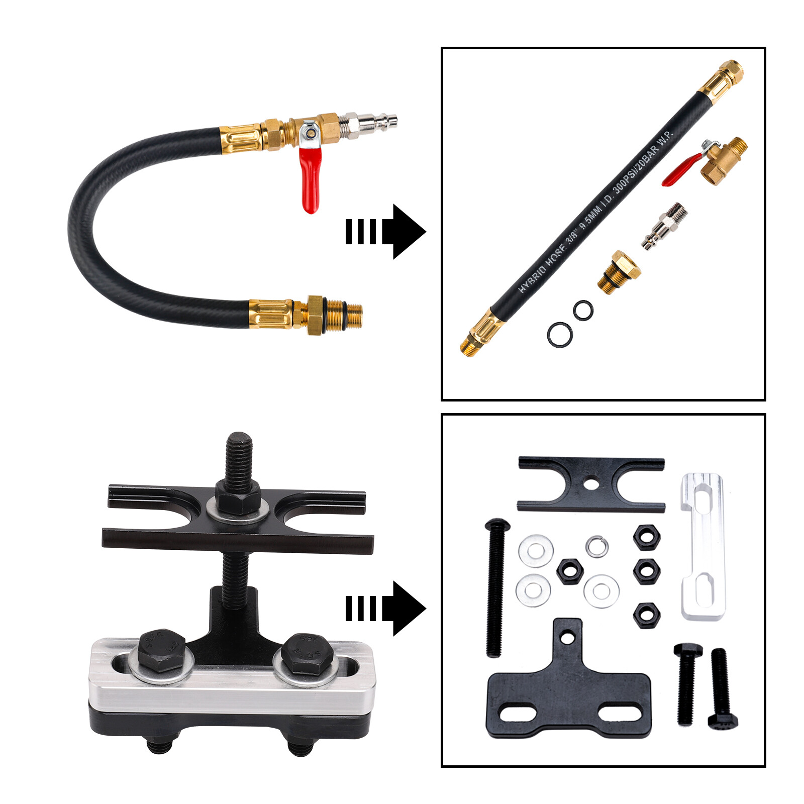 LS Valve Spring Compressor & Air Valve Holding Tool For GM Chevy LS1 LS2 LS3 LS6