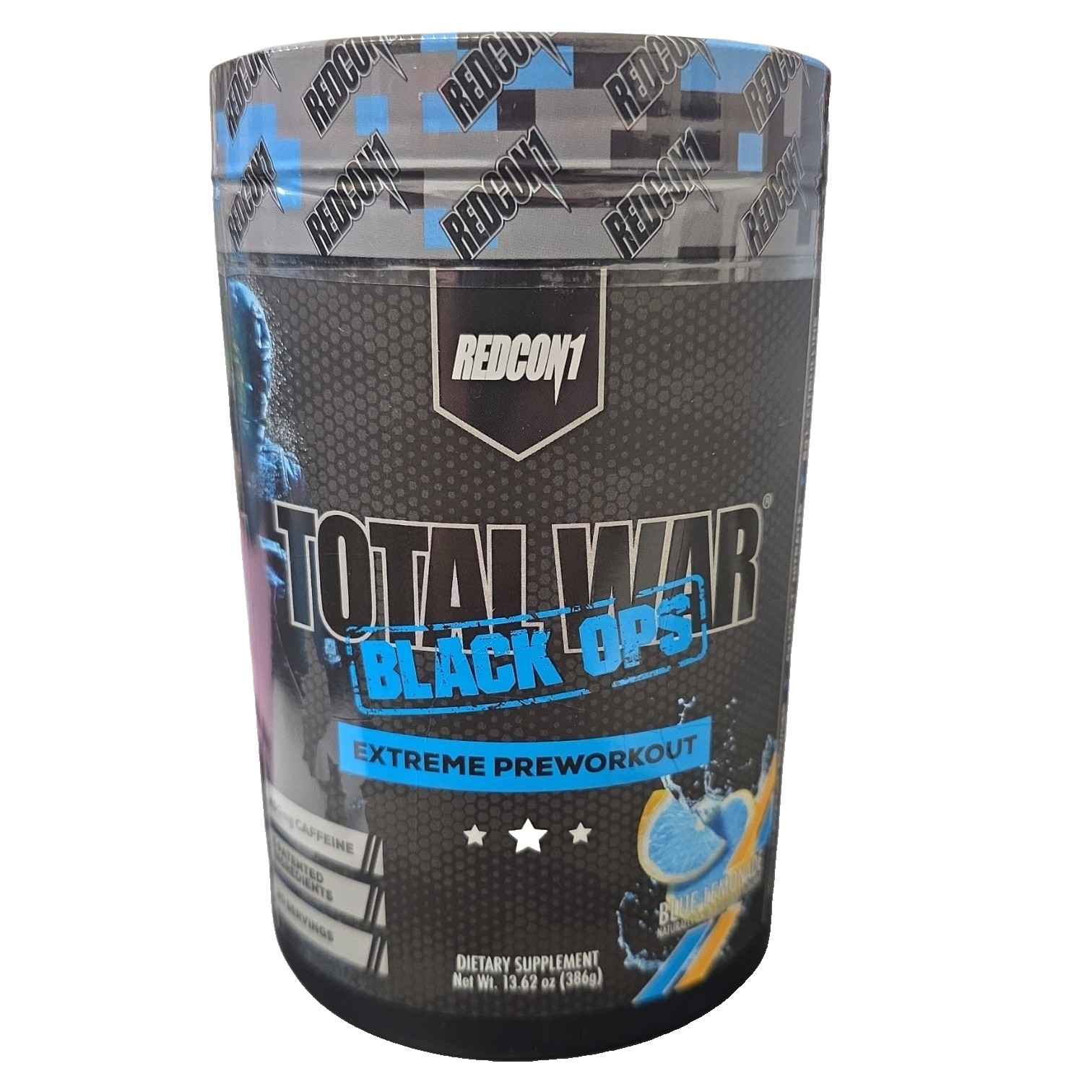 REDCON1 Total War Black Ops Preworkout 384g Sour Blue Lemonade