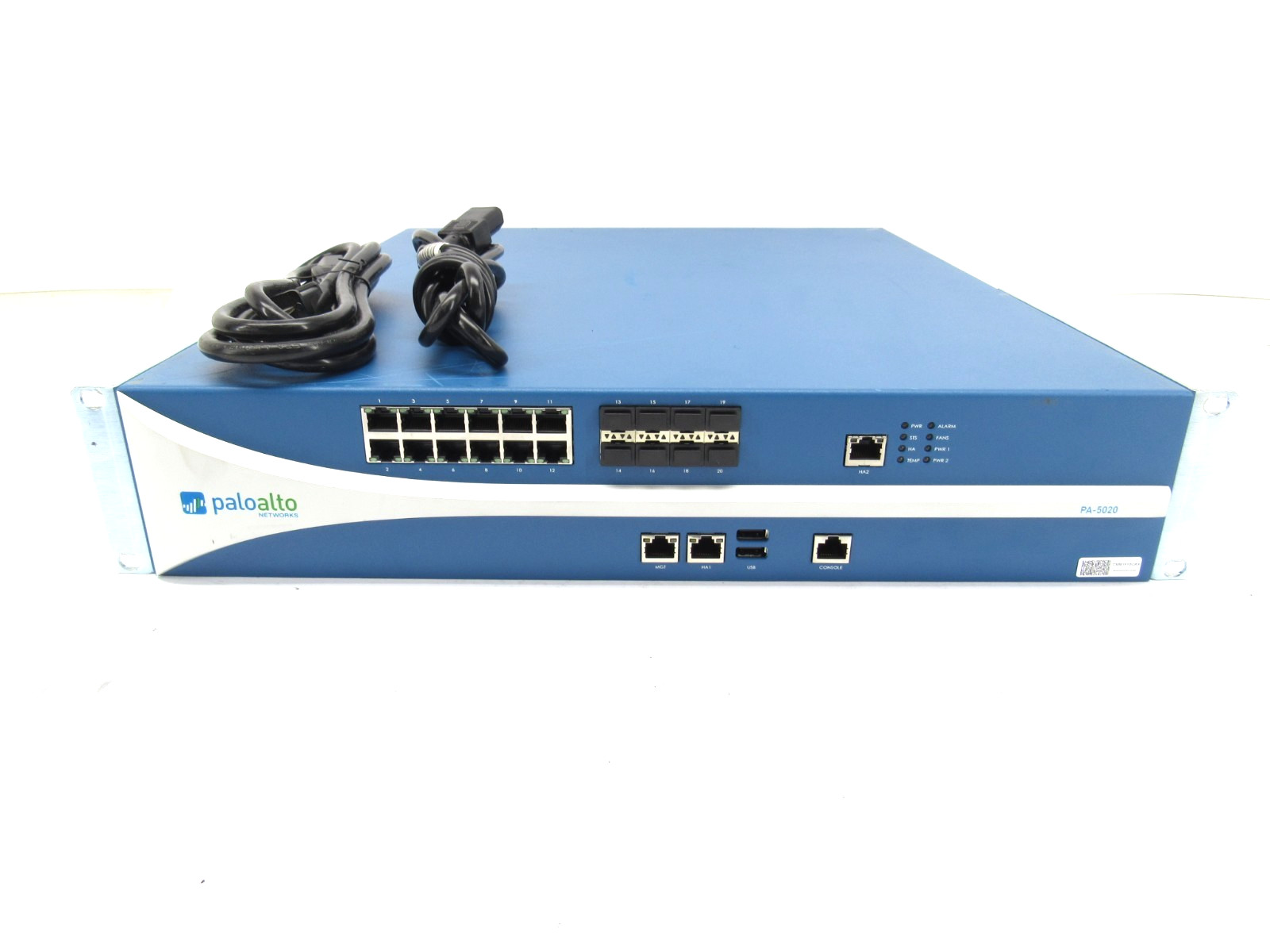 Palo Alto PA-5020 1GbE 8-SFP 10G SFP+ 2U Network Security Appliance Firewall