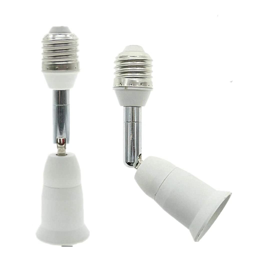 E26/E27 Light Socket Extender, 4.5 Inch Extension,Adjustable Vertical...