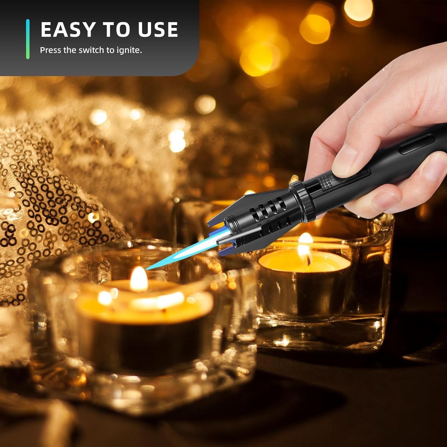 2026 NEW Lux Blaze Lighter, Luxblaze Plasma Lighter, Adjustable Windproof Torch