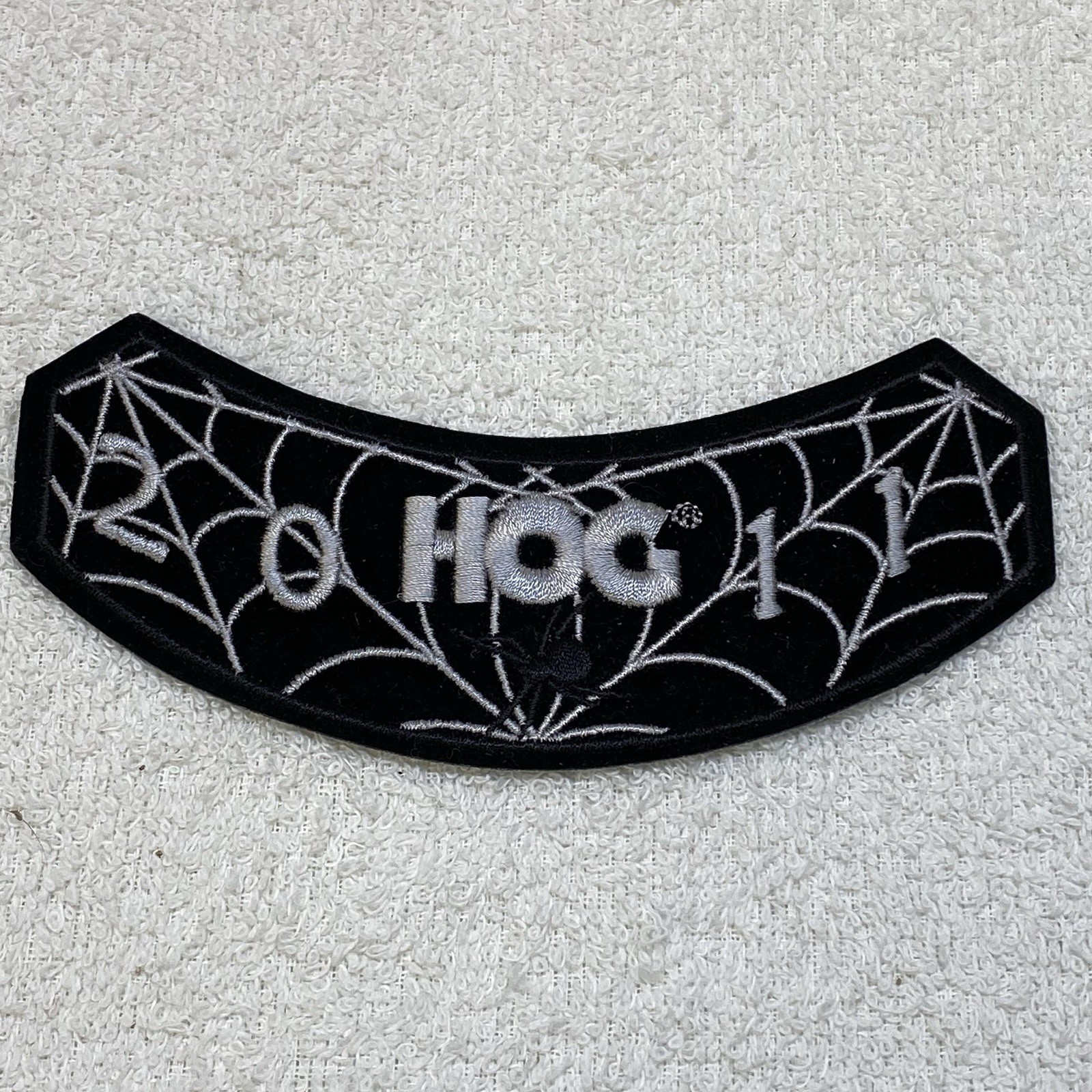 2011 HOG Rocker Arm Patch Harley Davidson Owners Group NEW Spider Web