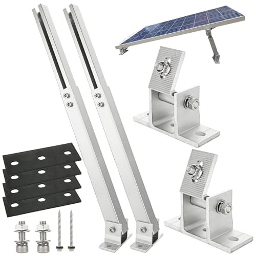 Adjustable Solar Panel Tilt Mount Brackets—Aluminum Alloy—1 Set